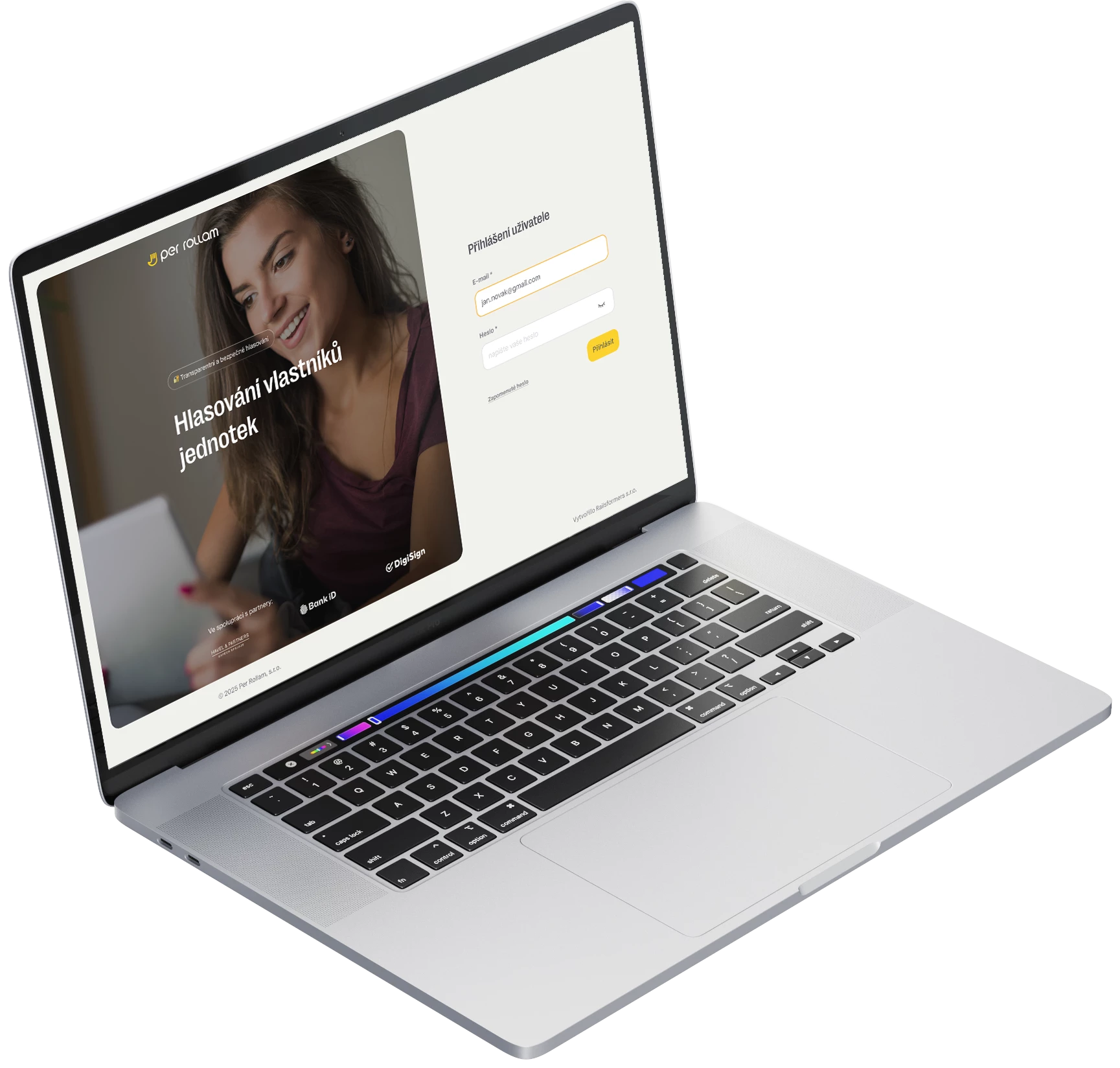 Modern online voting with Per rollam