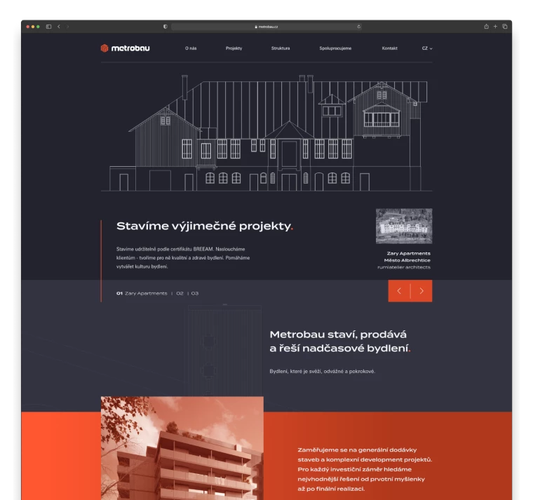 METRO BAU website design