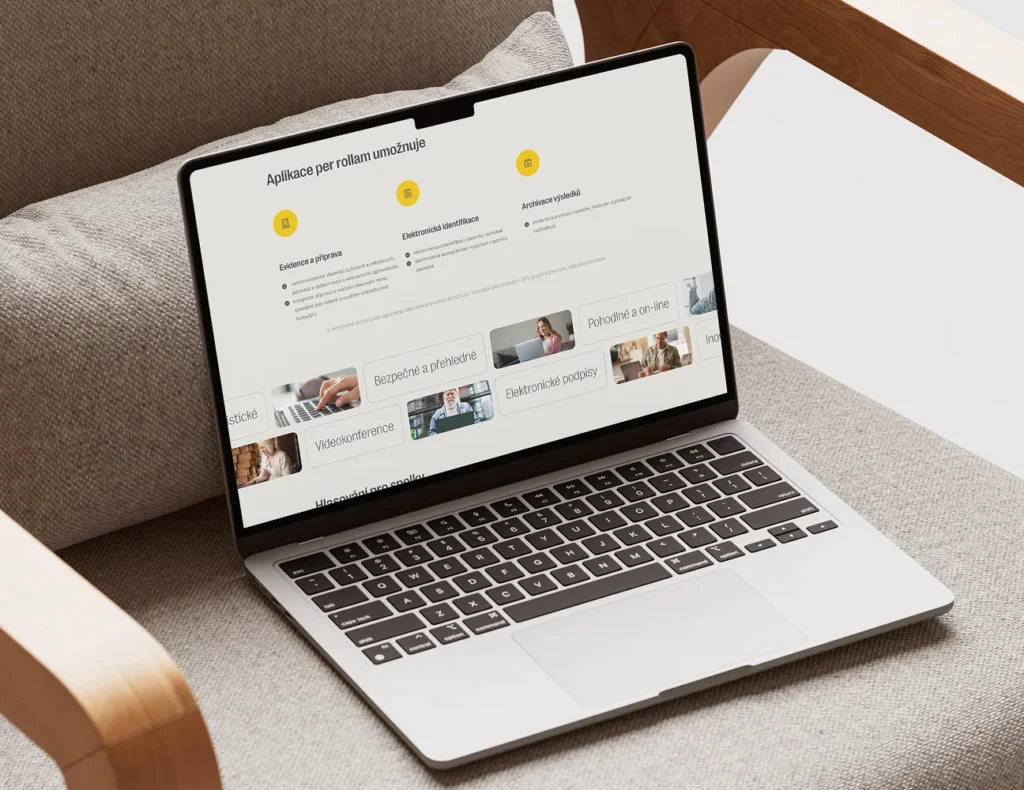 Web interface design