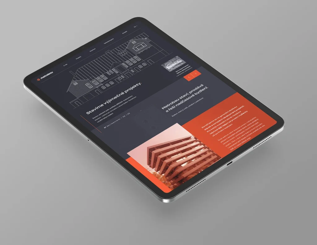METROBAU website design