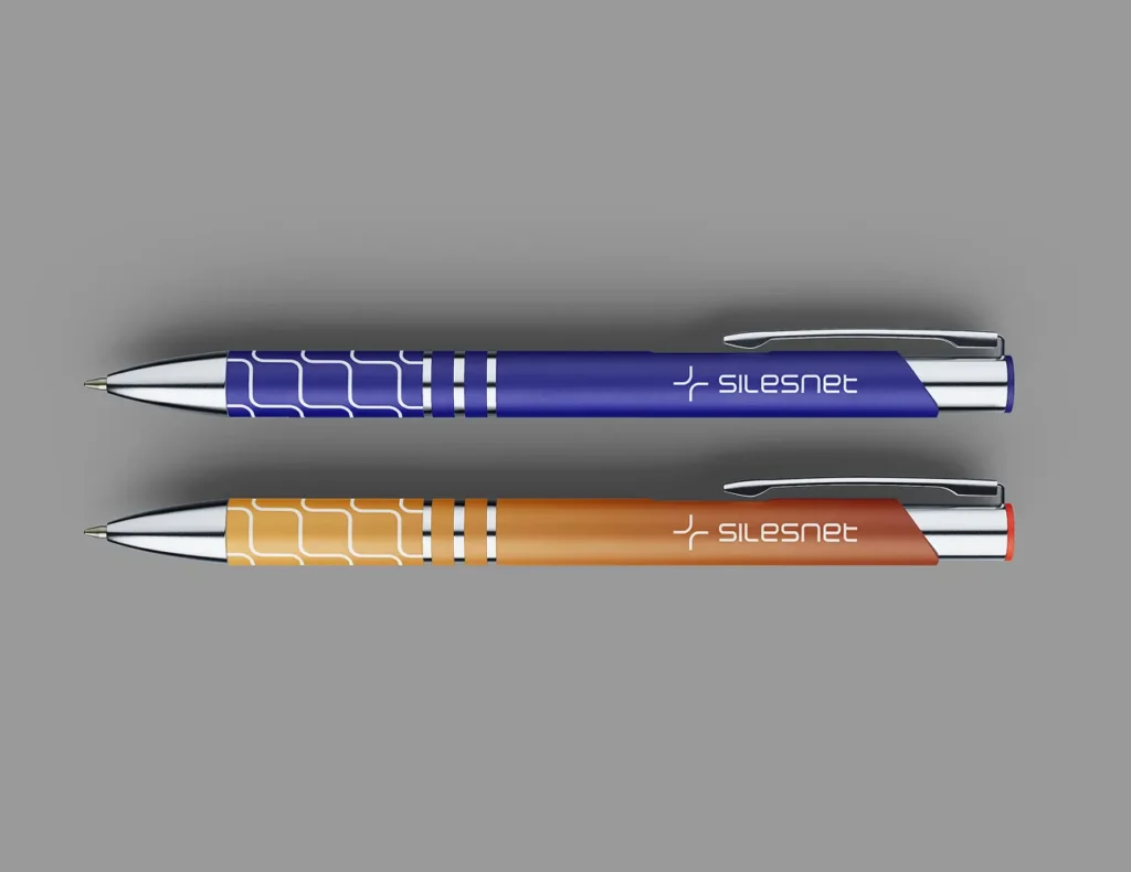 Design of marketing merchandise and the logo
